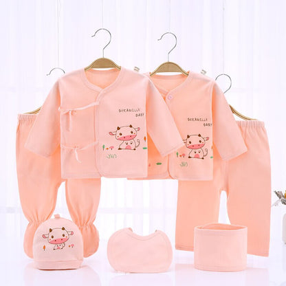 0-3M Newborn Clothing Sets for Baby Girls Boys Clothes Suits Cotton OUTFITS 7pcs/set MORE 20 STYLES DunbiBeauty, LLC