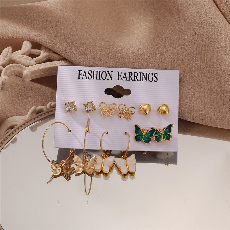 Women's Zinc Alloy Variety Earring Sets Dsers