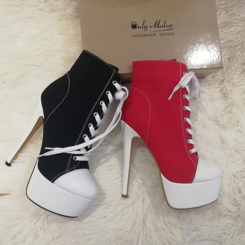 Women's Sneaker Style Platform Stilettos Dsers