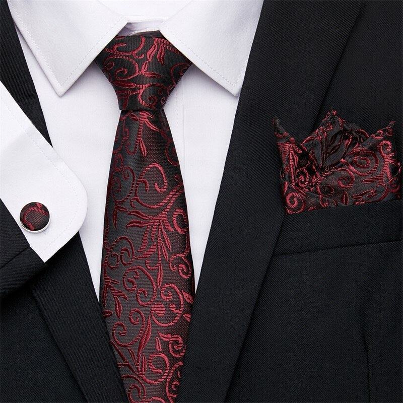 Men's Business Tie and Handkerchief Sets Dsers