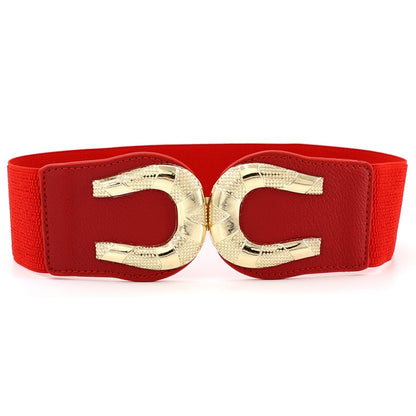 Women's Wide Elastic Fashion Belts Dsers