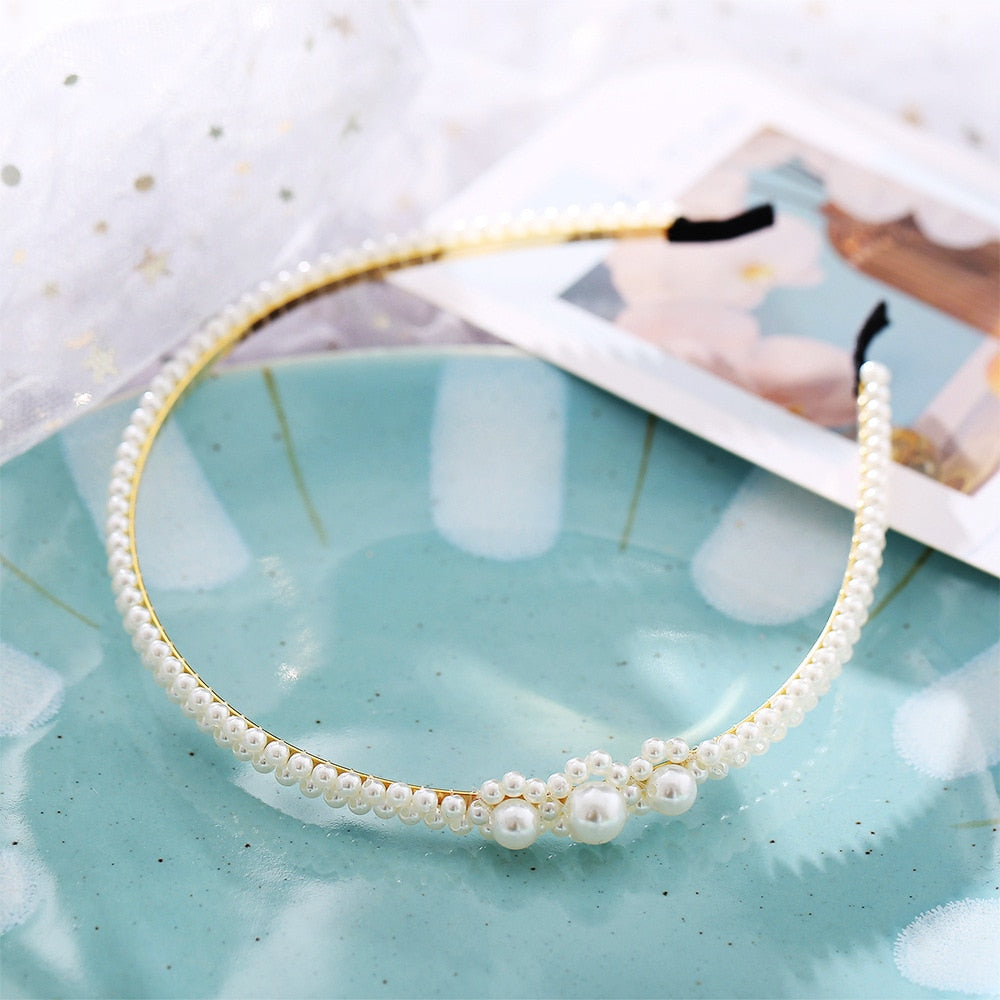 Women's Faux Pearl Headbands Dsers