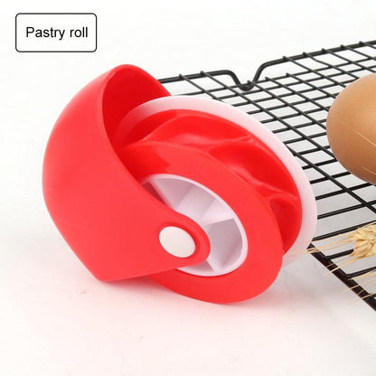 Pizza Pastry Wheel Pie Pastry Cutter DIY Dough Cutting Tools Lattice Rolling Cutter Decoration Baking Tools Kitchen Gadgets Dsers