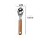 Wooden Handle Small Kitchenware Stainless Steel  Opener Baking Pizza Skin-Peeler Cheese Knife  Kitchenware Set Dsers