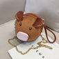 Suede Pig Harajuku Theme Shoulder Bag Dsers