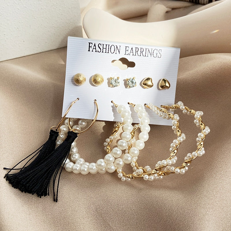 Women's Zinc Alloy Variety Earring Sets Dsers