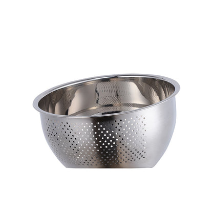 Stainless Steel Drain Basket Bowl Washing Kitchen Strainer Noodles Vegetables Kitchen Utensils Beans Sieve Fruit Cleaning Tools Dsers