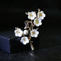 Shell And Pearl Flower Brooch Dsers