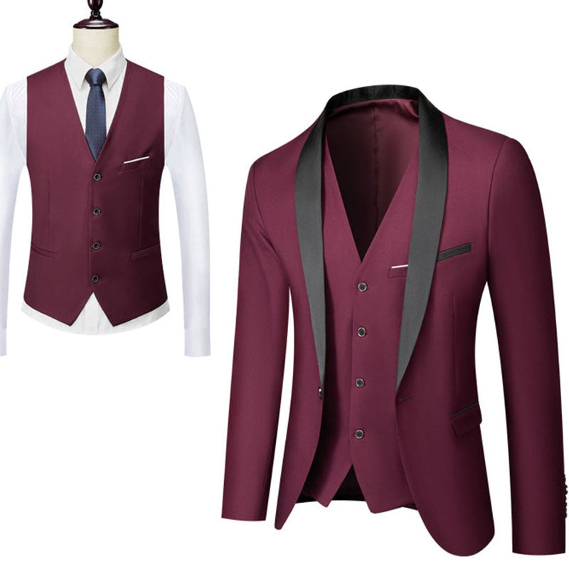 Men's 3 Piece Suit Jacket Vest and Pants Dsers