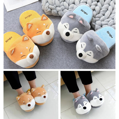 Women Winter Home Slippers Couples Cartoon panda Slides Non-slip House Flip Flops Indoor Bedroom Lovers Floor Cute Doll Shoes Dsers