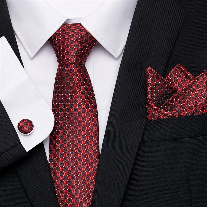 Men's Business Tie and Handkerchief Sets Dsers