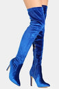 Women's Stretch Suede Thigh High Stiletto Boots Dsers