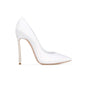 Women's Pearl Embellished Stilettos with Metal Heels Dsers