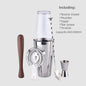 Wine Coctelera Batidora Boston Recipe Mixer Shaker Bartender Barware Kit Kitchen Bar Tools Stainless Steel Cocktail Shaker Set Dsers