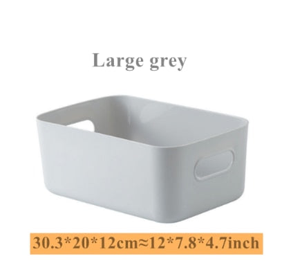 Storage Basket Student Desktop Snack Storage Box Plastic Cosmetic Storage Box Household Kitchen Sorting Box Makeup Box Dsers