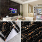 Modern Marble Wall Stickers Bathroom Waterproof Kitchen Oilproof Bar Counter Decorative Film Self-Adhesive Furniture Wallpaper Dsers