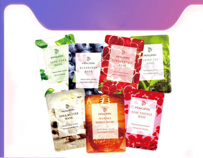 Tropical Fruit Facial Mask Autumn And Winter Moisturizing And Hydrating Delicate Pore Repairing Sheet Mask Cross-border Spot Export SupDropshipping