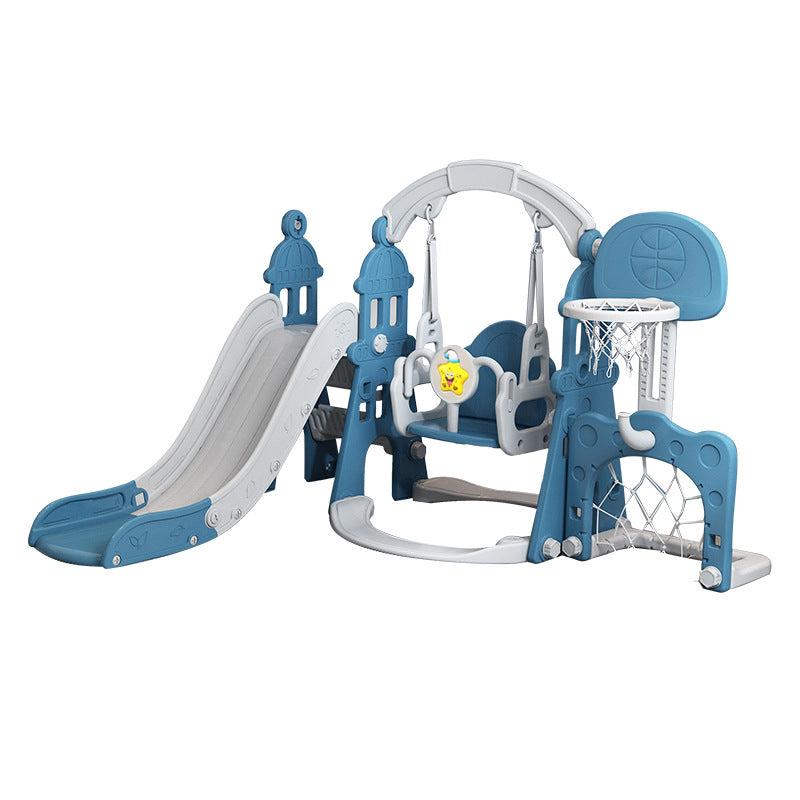 Children's Slide Slide Swing Four-in-one Combination Small Indoor Home Kindergarten Baby Children Playground Toys SupDropshipping