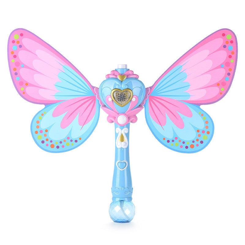 ⚠️🚨🔊 Bubble Gun Music Magic Wand Outdoor Toys Princess Electric Bubble Blower Machine SupDropshipping