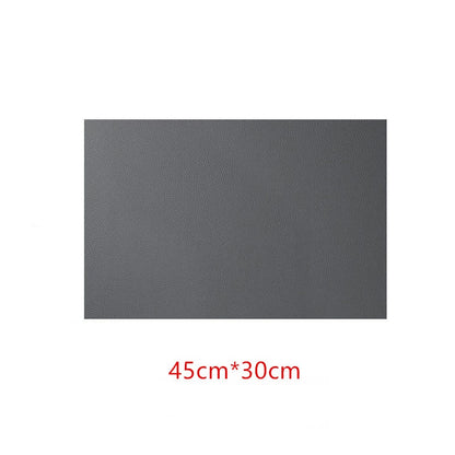 Rectangular Table Mat PU Leather Placemat  Waterproof Greaseproof  Pad Kitchen for Dining Anti-Scalding Insulation Dsers