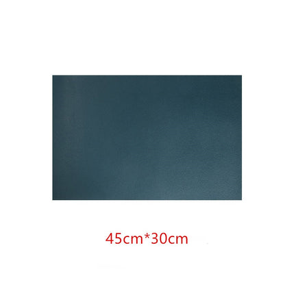 Rectangular Table Mat PU Leather Placemat  Waterproof Greaseproof  Pad Kitchen for Dining Anti-Scalding Insulation Dsers