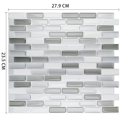 Removable Peel Self Adhesive Mosaic Marble Tile Backsplash Wall Sticker Vinyl Bathroom Kitchen Home Decor Dsers