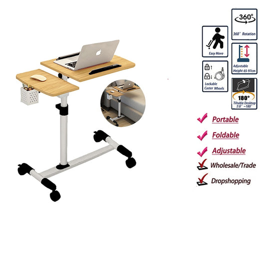 Portable folding table  bed table laptop table computer table  For laptop Storage desk  adjustable desk Table laptop stand