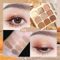 Novo 9 Colors Pearlescent Matte Eyeshadow Palette Waterproof Long-lasting Eyeshadows Shiny Eye Korean Kwaii Makeup Wholesale