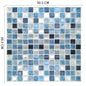 Mosaic Self Adhesive Backsplash Kitchen Bathroom Vinyl Wallpaper 3D Peel and Stick Wall Tiles Dsers