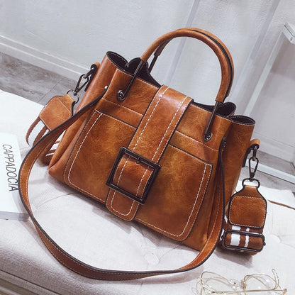 Women's PU Leather Crossbody Tote Bag Dsers