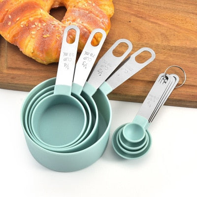 Multi Purpose Spoons/Cup Measuring Tools PP Baking Accessories Stainless Steel/Plastic Handle Kitchen Gadgets Dsers