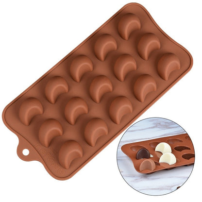 SILIKOLOVE 3D Chocolate Mold Silicone Chocolates Molds for Baking Nonstick Jelly Pudding Sugarcraft Mould DIY Kitchen Bakeware Dsers