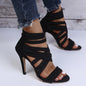 Women's Open Toe Gladiator High Heels Dsers