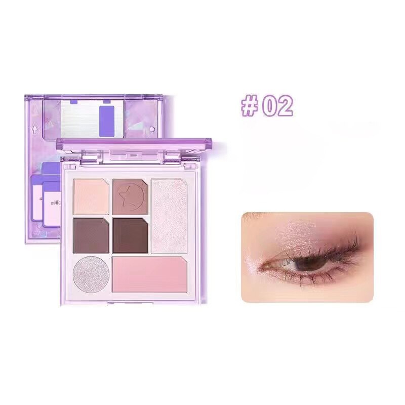 Autumn Winter Eye Shadow Palette 7 Colors Eye Face Makeup Highlighter Blush Matte Shimmer Pigment Easy to Wear Beauty Cosmetics