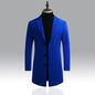 Men's Casual Long Trench Coat Dsers