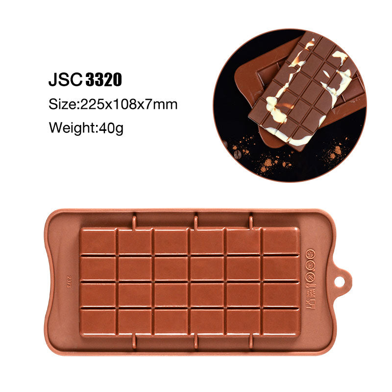 SILIKOLOVE 3D Chocolate Mold Silicone Chocolates Molds for Baking Nonstick Jelly Pudding Sugarcraft Mould DIY Kitchen Bakeware Dsers