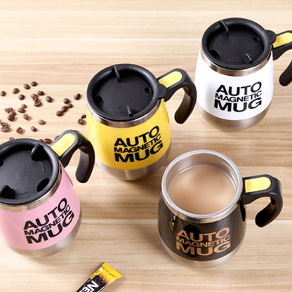 New Automatic Self Stirring Magnetic Mug Stainless Steel Coffee Milk Mixing Cup Creative Blender Smart Mixer Thermal Cups Dsers