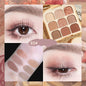 Novo 9 Colors Pearlescent Matte Eyeshadow Palette Waterproof Long-lasting Eyeshadows Shiny Eye Korean Kwaii Makeup Wholesale