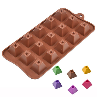 SILIKOLOVE 3D Chocolate Mold Silicone Chocolates Molds for Baking Nonstick Jelly Pudding Sugarcraft Mould DIY Kitchen Bakeware Dsers