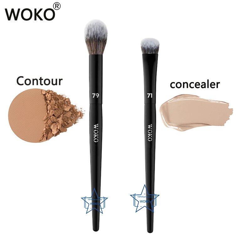 Pro 70 Big Foundation Brush Cream Foundation Makeup Brush Chubby Professional Synthetic Hair Face Contour Foundation Makeup Tool