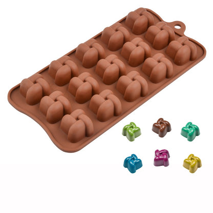 SILIKOLOVE 3D Chocolate Mold Silicone Chocolates Molds for Baking Nonstick Jelly Pudding Sugarcraft Mould DIY Kitchen Bakeware Dsers