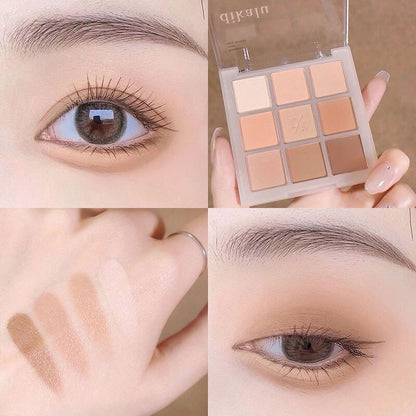 Milk Tea Pearlescent Matte Eye Shadow Palette Shimmer Paillette Waterproof Lasting EyeShadow Charming Korean Beatuy Cosmetics