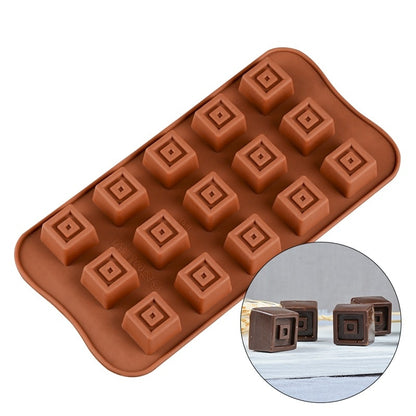 SILIKOLOVE 3D Chocolate Mold Silicone Chocolates Molds for Baking Nonstick Jelly Pudding Sugarcraft Mould DIY Kitchen Bakeware Dsers