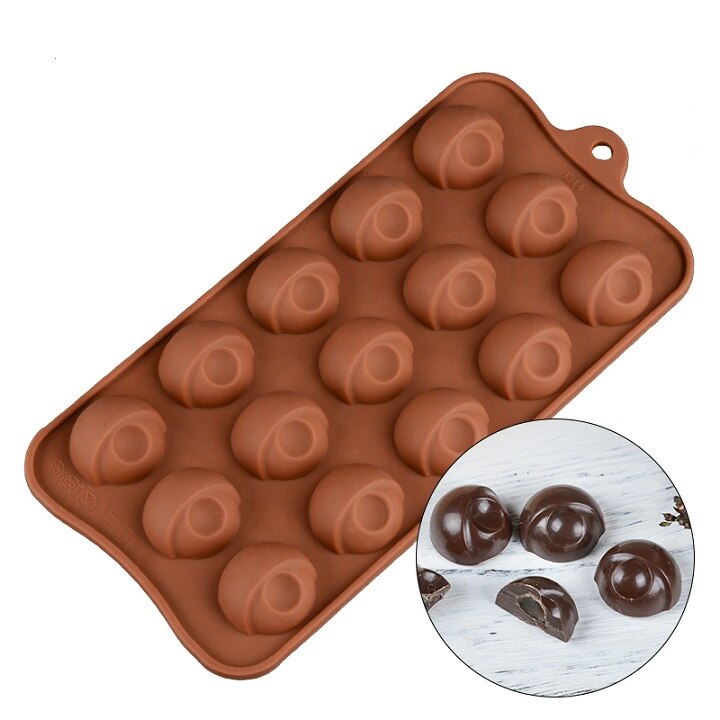 SILIKOLOVE 3D Chocolate Mold Silicone Chocolates Molds for Baking Nonstick Jelly Pudding Sugarcraft Mould DIY Kitchen Bakeware Dsers