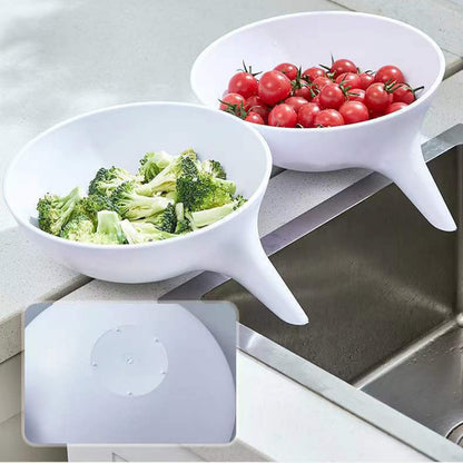 Strainer Bowl Drainer Vegetable Fruit Tools Kitchen Strainer Storage Organization Drain Basket Plastic Food Colander Baskets Dsers