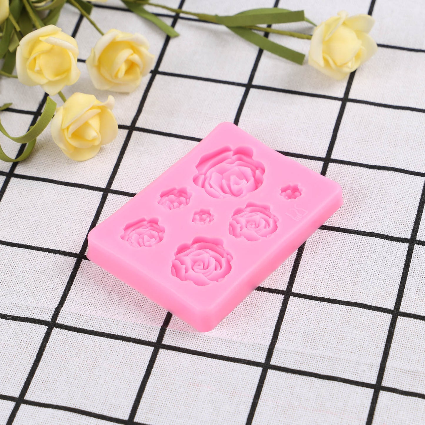 Rose Mold DIY Flower Baking Silicone Cake Decorating Tool Pastry Fondant Sugarcraft Mould Chocolate Biscuits Cookies Kitchen Dsers