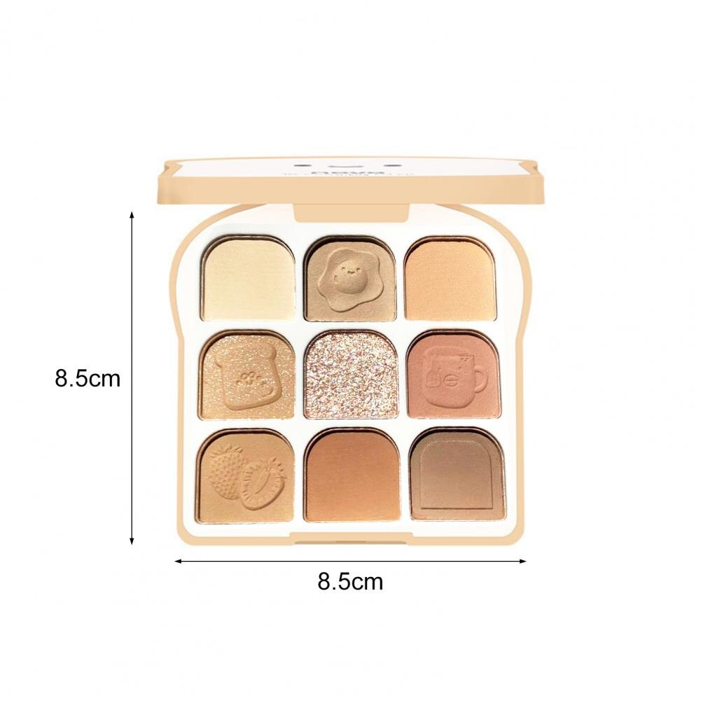 Makeup Eye Shadow Sparkling Long-Lasting Effect Skin Brightening Matte Glitter Eyeshadow Palette Women Cosmetic Supply for Girl