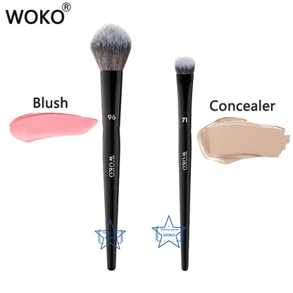 Pro 70 Big Foundation Brush Cream Foundation Makeup Brush Chubby Professional Synthetic Hair Face Contour Foundation Makeup Tool