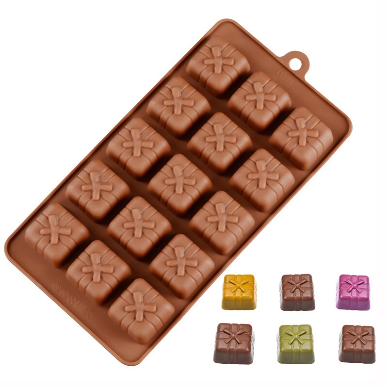 SILIKOLOVE 3D Chocolate Mold Silicone Chocolates Molds for Baking Nonstick Jelly Pudding Sugarcraft Mould DIY Kitchen Bakeware Dsers