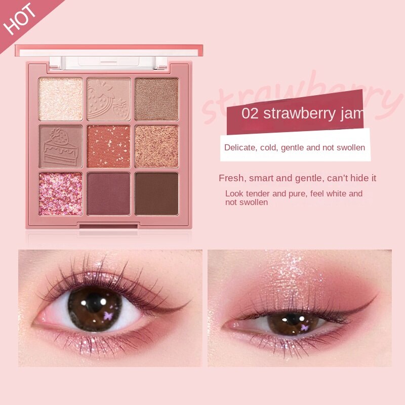 Eye Shadow Disk 2021 New Summer Earth Color Shining Pink